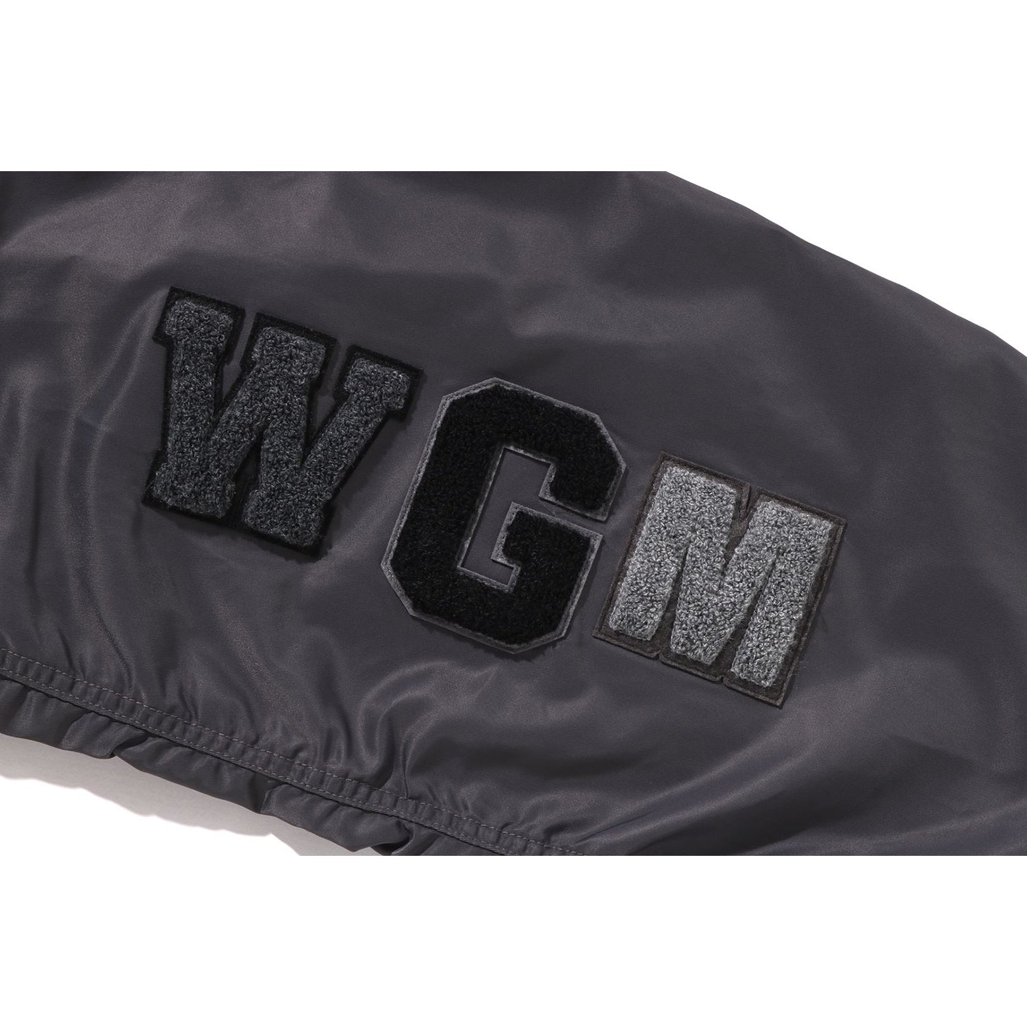TONAL CHAIN STITCH SHARK BOMBER JACKET MENS - Image 10
