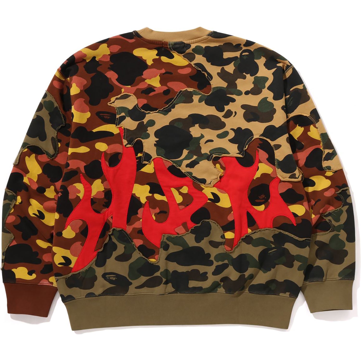 Alternative view of 1ST CAMO UPCYCLED RELAXED FIT CREWNECK SWEATSHIRT MENS