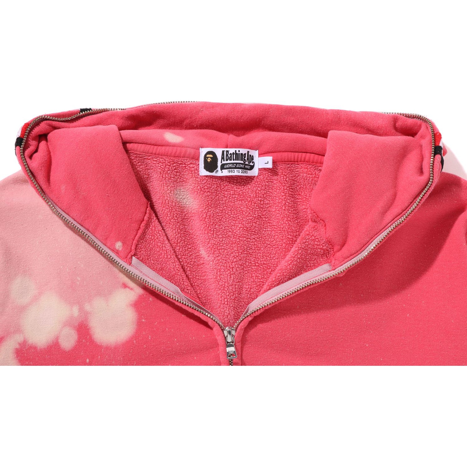 HAND DYE SHARK FULL ZIP HOODIE MENS - Image 12