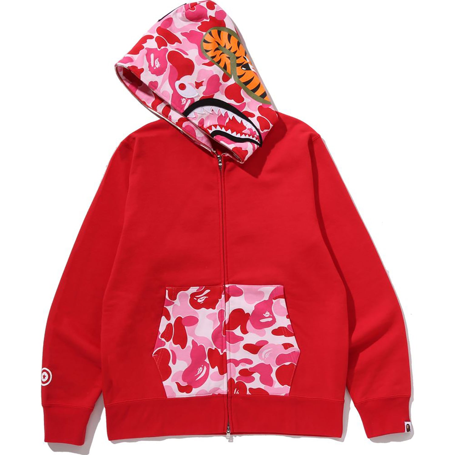 Alternative view of ABC CAMO SHARK FULL ZIP HOODIE MENS